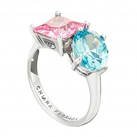 Chiara ferragni J19AVS07010 ring - Pink / Blue бижутерия,chiara,ferragni,j19avs07010,ring,pink,blue