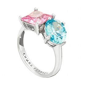 Chiara ferragni J19AVS07016 ring - Pink / Blue бижутерия,chiara,ferragni,j19avs07016,ring,pink,blue