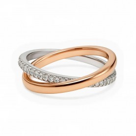 бижутерия,diamonfire,6119621082165,ring,golden,(grey)