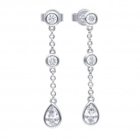 бижутерия,diamonfire,6220811082,earrings,silver,(grey)