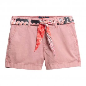 Къси панталони Superdry Classic chino shorts refurbished - Pink (Ash Rose) къси,панталони,дамски,панталони,superdry,classic,chino,shorts,refurbished,pink,(ash,rose)