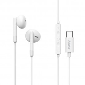 Слушалки Hama Classy USB C earphones - White (White) слушалки,слушалки,hama,classy,usb,c,earphones,white,(white)
