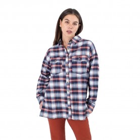 Риза с дълъг ръкав Hurley Wilson Boyfriend Flannel long sleeve shirt - Blue (Blue) риза,с,дълъг,ръкав,дамски,ризи,мъжки,ризи,hurley,wilson,boyfriend,flannel,long,sleeve,shirt,blue,(blue)