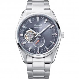 Часовник Orient watches Contemporary Small Seconds Semi Skeleton watch - Silver (Silver Grey / Iron Grey) часовник,часовници,orient,watches,contemporary,small,seconds,semi,skeleton,watch,silver,(silver,grey,iron,grey)