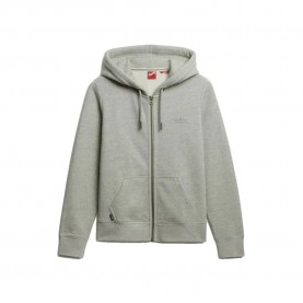 блуза,дамски,блузи,superdry,essential,logo,full,zip,sweatshirt,grey,(varsity,grey,grindle)