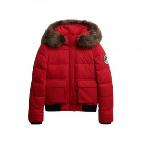 Яке Superdry Everest Ella bomber jacket - Red (Chilli Pepper) яке,дамски,якета,и,палта,superdry,everest,ella,bomber,jacket,red,(chilli,pepper)