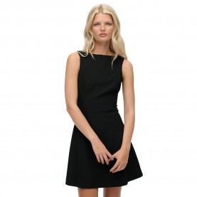 Рокля Superdry LBD Scoop Back short dress - Black (Black) рокля,дамски,поли,и,рокли,superdry,lbd,scoop,back,short,dress,black,(black)