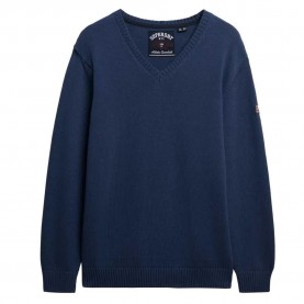 блуза,дамски,пуловери,дамски,плетени,дрехи,superdry,oversized,v,neck,sweater,vintage,blue