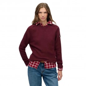 блуза,дамски,пуловери,дамски,плетени,дрехи,superdry,slouchy,sweater,port,red
