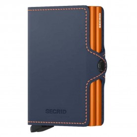 портфейли,и,портмонета,secrid,twinwallet,matte,leather,wallet,night,blue,&,orange