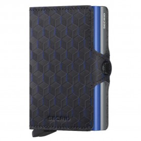 портфейли,и,портмонета,secrid,twinwallet,optical,leather,wallet,titanium,blue