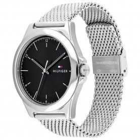часовник,часовници,tommy,hilfiger,norri,43mm,watch,silver,(black)