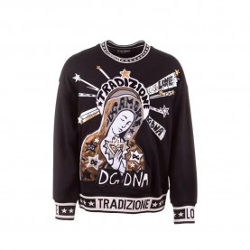 Блуза Dolce & gabbana 746378 sweater - Black блуза,мъжки,пуловери,dolce,&,gabbana,746378,sweater,black