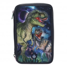 Dino world GALAXY pencil case - Multicolor канцеларски,принадлежности,dino,world,galaxy,pencil,case,multicolor