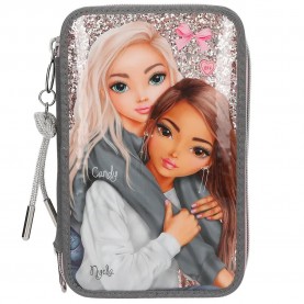 канцеларски,принадлежности,topmodel,my,bff,413315,pencil,case,pink,grey