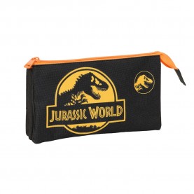 Safta Jurassic World 22x12x3 cm Triple pencil case - Multicolor канцеларски,принадлежности,safta,jurassic,world,22x12x3,cm,triple,pencil,case,multicolor
