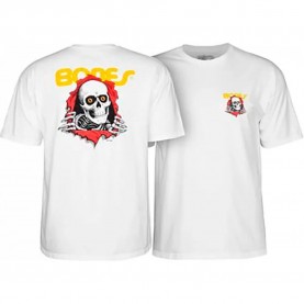 Тениска Powell peralta Ripper short sleeve T-shirt - White (White) тениска,мъжки,тениски,powell,peralta,ripper,short,sleeve,t,shirt,white,(white)