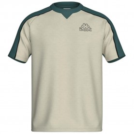 Тениска Kappa Gini short sleeve T-shirt - Beige (White Asparagus / Green Jasper) тениска,мъжки,тениски,дамски,тениски,kappa,gini,short,sleeve,t,shirt,beige,(white,asparagus,green,jasper)