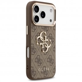 Guess 4G Big 4G Classic Logo iPhone 17 Pro phone case - Brown (Brown Gold) други,аксесоари,guess,4g,big,4g,classic,logo,iphone,17,pro,phone,case,brown,(brown,gold)