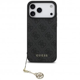 Guess 4G Charms Collection MagSafe iPhone 17 Pro Max phone case - Black (Black) други,аксесоари,guess,4g,charms,collection,magsafe,iphone,17,pro,max,phone,case,black,(black)