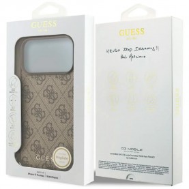 Guess 4G Charms Collection MagSafe iPhone 17 Pro Max phone case - Brown (Brown) други,аксесоари,guess,4g,charms,collection,magsafe,iphone,17,pro,max,phone,case,brown,(brown)