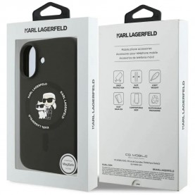 Karl lagerfeld Karl&Choupette Ring MagSafe iPhone 17 phone case - Black (Black) други,аксесоари,karl,lagerfeld,karl&choupette,ring,magsafe,iphone,17,phone,case,black,(black)