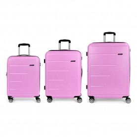 Gabol Future Plus Spinner Expandable 217L trolley bag 3 units - Pink (Pink) куфари,gabol,future,plus,spinner,expandable,217l,trolley,bag,3,units,pink,(pink)
