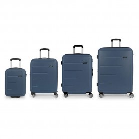 Gabol Future Plus Spinner Expandable 240L trolley bag 4 units - Blue (Navy Blue) куфари,gabol,future,plus,spinner,expandable,240l,trolley,bag,4,units,blue,(navy,blue)