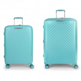 куфари,gabol,queens,spinner,tsa,expandable,182.1l,trolley,bag,2,units,blue,(mint,green)
