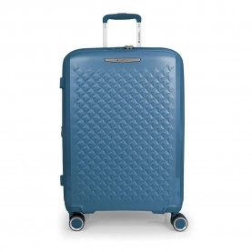 Gabol Queens Spinner TSA Expandable 72.5/80.2L trolley bag - Blue (Blue) куфари,gabol,queens,spinner,tsa,expandable,72.5,80.2l,trolley,bag,blue,(blue)