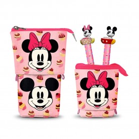 ученически,принадлежности,karactermania,disney,minnie,mouse,muffin,pencil,case,pink