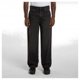 дънки,мъжки,панталони,дамски,панталони,dickies,958,baggy,tapered,work,jeans,black,(black,wash,faded)