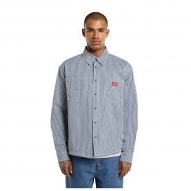 риза,с,дълъг,ръкав,дамски,ризи,мъжки,ризи,dickies,hickory,work,long,sleeve,shirt,blue,(retro,indigo)