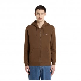блуза,мъжки,пуловери,dickies,oakport,full,zip,sweatshirt,brown,(timber,brown)