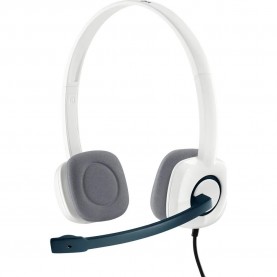слушалки,слушалки,logitech,h150,earphones,white