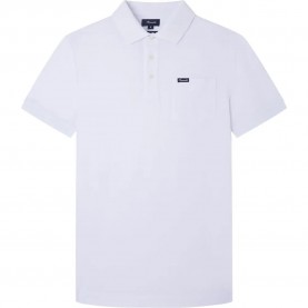 мъжки,блузи,с,яка,façonnable,pima,pocket,short,sleeve,polo,refurbished,white