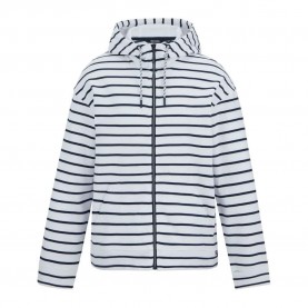 блуза,дамски,блузи,regatta,bayletta,full,zip,sweatshirt,white,(white,navy,stripe)