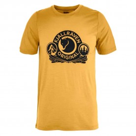 тениска,мъжки,тениски,дамски,тениски,fjällräven,abisko,wool,classic,short,sleeve,t,shirt,yellow,(ochre)