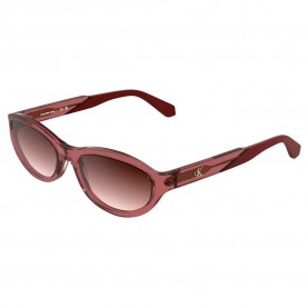 Слънчеви очила Calvin klein jeans CKJ25618S woman sunglasses - Transparent Red слънчеви,очила,слънчеви,очила,calvin,klein,jeans,ckj25618s,woman,sunglasses,transparent,red