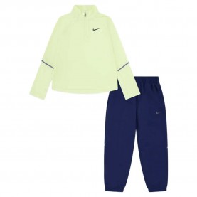 Nike Dri Fit Miler long sleeve set - Yellow / Blue (Mystic Navy) детски,екипи,детски,облекла,за,момчета,nike,dri,fit,miler,long,sleeve,set,yellow,blue,(mystic,navy)