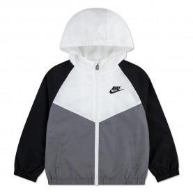 Яке Nike New Chevron Windrunner jacket - White / Grey (White / Black / Grey) яке,мъжки,якета,дамски,якета,и,палта,nike,new,chevron,windrunner,jacket,white,grey,(white,black,grey)