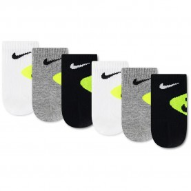 Чорапи Nike Smiley Ank socks 6 pairs - Multicolor (White) чорапи,мъжки,чорапи,дамски,чорапи,nike,smiley,ank,socks,6,pairs,multicolor,(white)