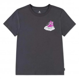Детска тениска Converse kids Bubble Sneaker Gfx short sleeve T-shirt - Grey (Dark Matter) детска,тениска,мъжки,тениски,дамски,тениски,converse,kids,bubble,sneaker,gfx,short,sleeve,t,shirt,grey,(dark,matter)