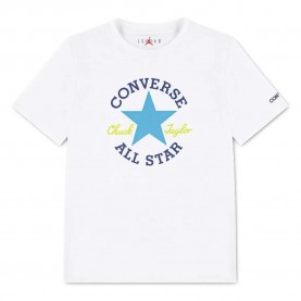 Детска тениска Converse kids Cnvb Dissected Chuck Patch short sleeve T-shirt - White (White / Gnarly Blue) детска,тениска,мъжки,тениски,дамски,тениски,converse,kids,cnvb,dissected,chuck,patch,short,sleeve,t,shirt,white,(white,gnarly,blue)
