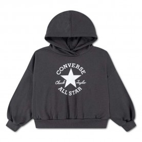 Детски суичър Converse kids Relaxed Chuck Patch hoodie - Grey (Dark Matter) детски,суичър,детски,блузи,converse,kids,relaxed,chuck,patch,hoodie,grey,(dark,matter)