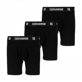 Детски боксерки Converse kids Solid boxers 3 units - Black (Black) детски,боксерки,мъжко,бельо,converse,kids,solid,boxers,3,units,black,(black)