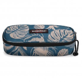 Eastpak Oval Single pencil case - Blue (Brize Blue Beige) канцеларски,принадлежности,eastpak,oval,single,pencil,case,blue,(brize,blue,beige)