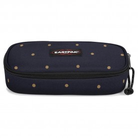 Eastpak Oval Single pencil case - Blue (Dots Marine Gold) канцеларски,принадлежности,eastpak,oval,single,pencil,case,blue,(dots,marine,gold)