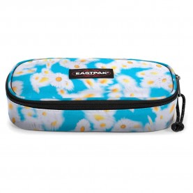 Eastpak Oval Single pencil case - Blue (Flowr Swift Blue) канцеларски,принадлежности,eastpak,oval,single,pencil,case,blue,(flowr,swift,blue)