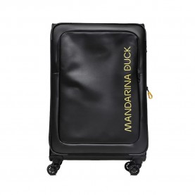 куфари,mandarina,duck,eco,coated,large,exp,trolley,bag,black,(black)